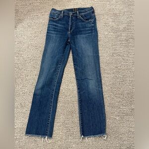 Citizens Of Humanity Blue Straight Leg Jeans